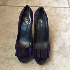 Stuart Weitzman purple heels size 10 like new